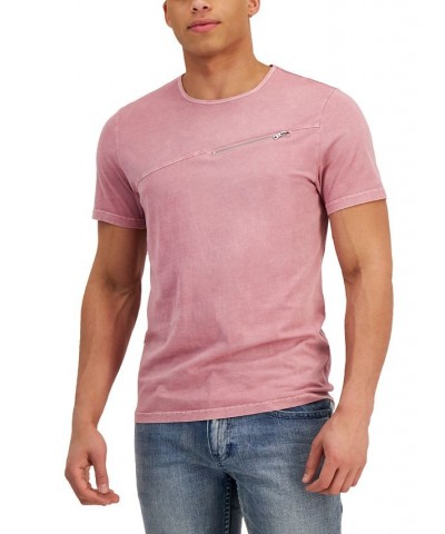 Men's Classic-Fit Zipper T-Shirt PD05 $11.72 T-Shirts