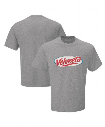 Men's Checkered Flag Heather Gray NASCAR Velveeta 1-Spot Graphic T-shirt $17.15 T-Shirts