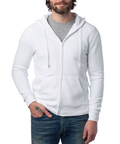 Men's Eco-Cozy Zip Hoodie White $36.50 Sweatshirt