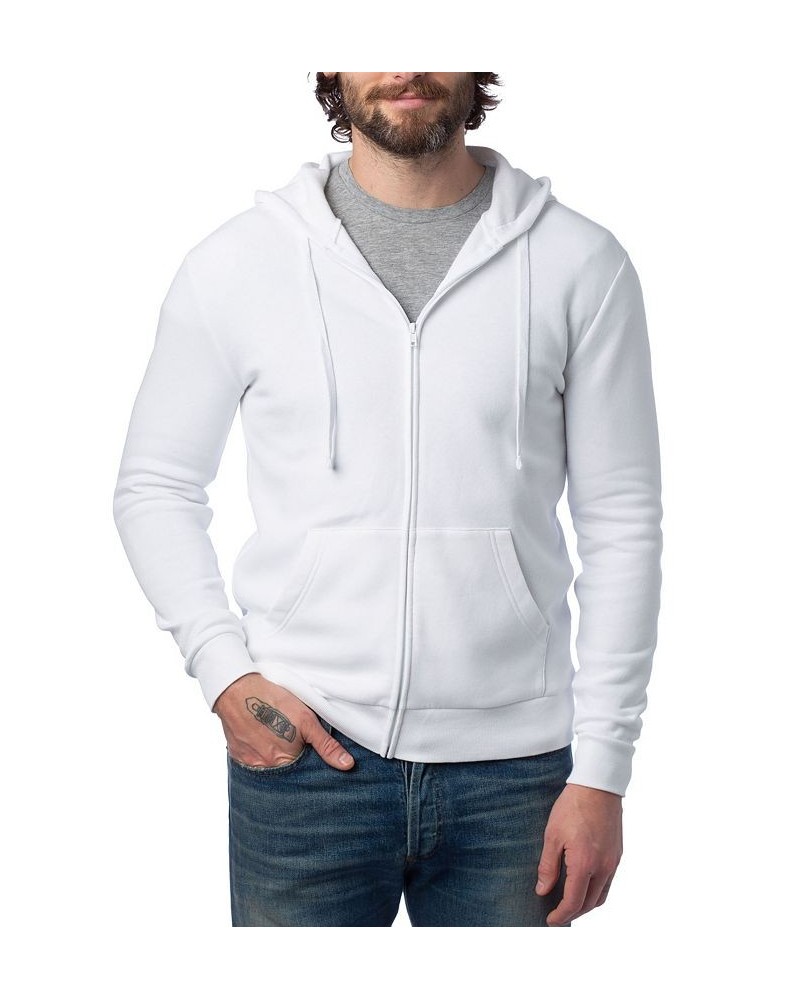 Men's Eco-Cozy Zip Hoodie White $36.50 Sweatshirt