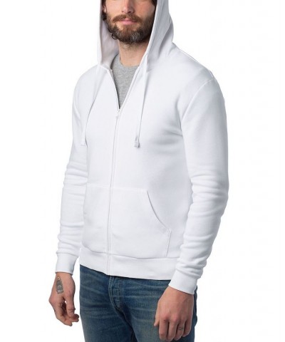 Men's Eco-Cozy Zip Hoodie White $36.50 Sweatshirt