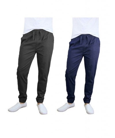 Men's Basic Stretch Twill Joggers, Pack of 2 PD06 $30.50 Pants