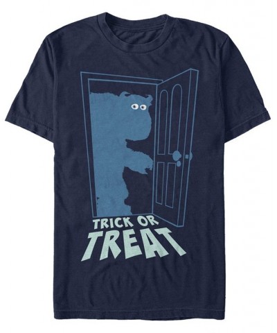 Disney Pixar Men's Monsters Inc. Halloween Sully Trick or Treat Short Sleeve T-Shirt Blue $15.75 T-Shirts