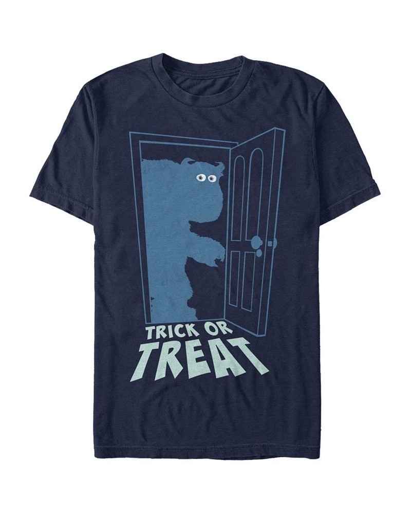 Disney Pixar Men's Monsters Inc. Halloween Sully Trick or Treat Short Sleeve T-Shirt Blue $15.75 T-Shirts