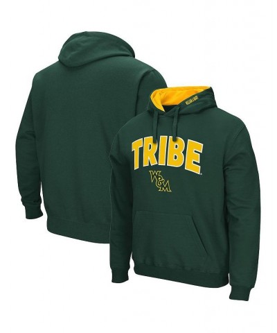 Men's Green William & Mary Tribe Arch and Logo Pullover Hoodie $17.20 Sweatshirt