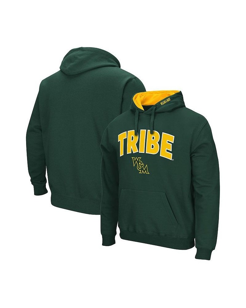 Men's Green William & Mary Tribe Arch and Logo Pullover Hoodie $17.20 Sweatshirt