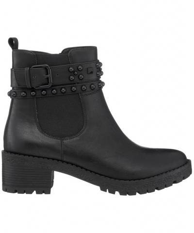 Women's Noe Ankle Boots Black $47.30 Shoes