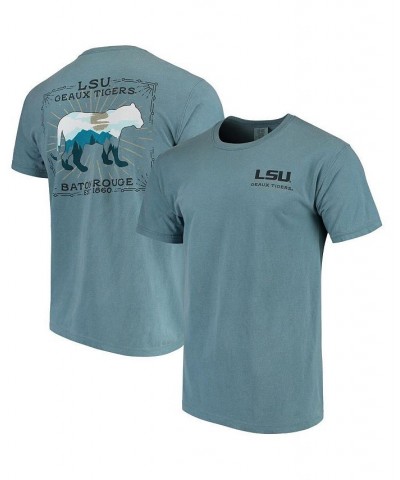 Men's Blue LSU Tigers State Scenery Comfort Colors T-shirt $24.77 T-Shirts