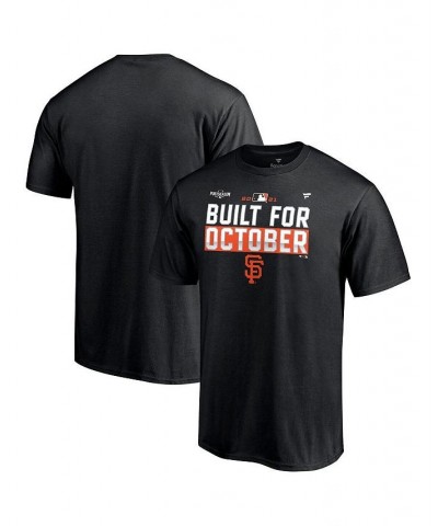 Men's Black San Francisco Giants 2021 Postseason Locker Room Big and Tall T-shirt $19.37 T-Shirts