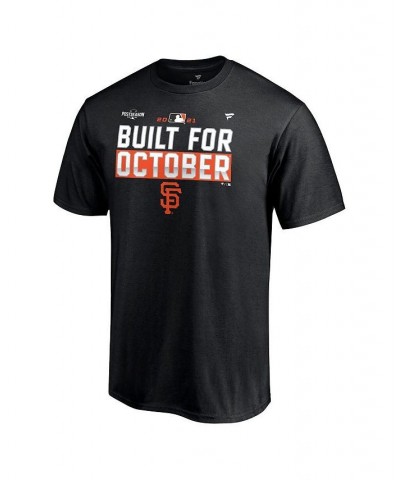 Men's Black San Francisco Giants 2021 Postseason Locker Room Big and Tall T-shirt $19.37 T-Shirts