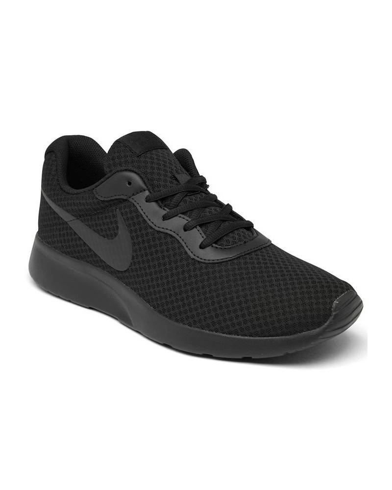 Men's Tanjun Casual Sneakers Black, Black $34.30 Shoes