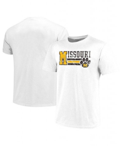 Men's Heather Gray Missouri Tigers Tri-Blend Retro T-shirt $22.05 T-Shirts