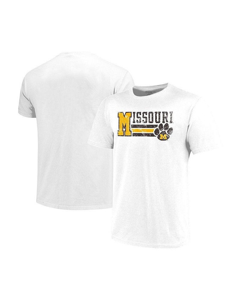 Men's Heather Gray Missouri Tigers Tri-Blend Retro T-shirt $22.05 T-Shirts