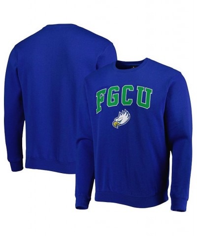 Men's Royal Florida Gulf Coast Eagles Arch Over Logo Pullover Sweatshirt $22.50 Sweatshirt