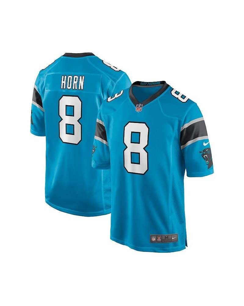 Men's Jaycee Horn Blue Carolina Panthers Game Jersey $64.40 Jersey