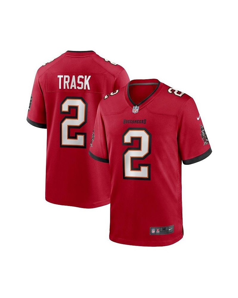 Men's Kyle Trask Red Tampa Bay Buccaneers 2021 Nfl Draft Pick Player Game Jersey $37.45 Jersey