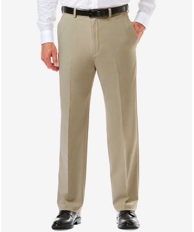 Men's Cool 18 PRO Classic-Fit Expandable Waist Flat Front Stretch Dress Pants PD05 $30.79 Pants