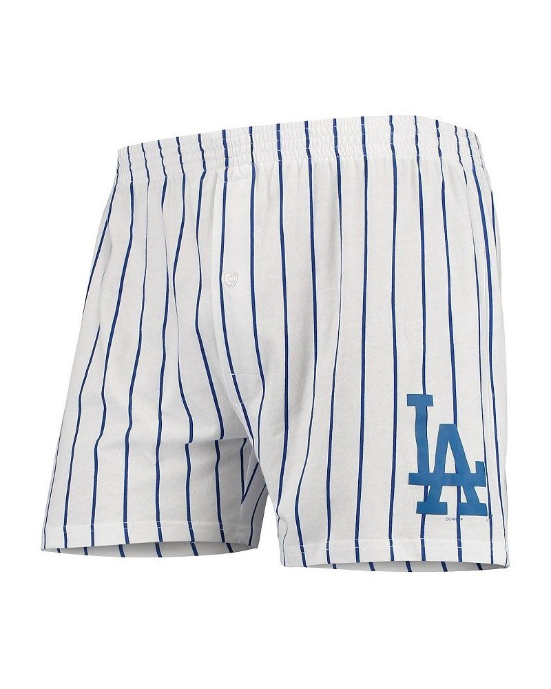 Men's White Los Angeles Dodgers Vigor Boxer Shorts $16.80 Shorts