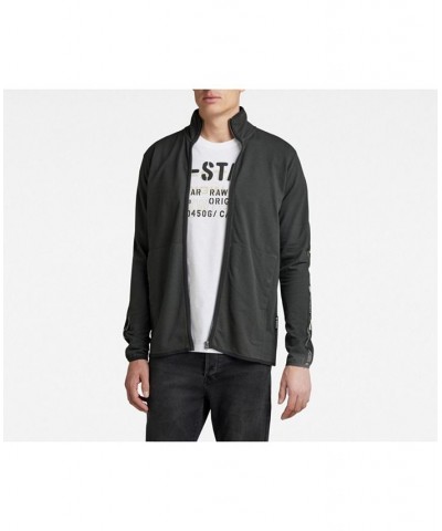 Men's Logo Tape Tweeter Zip Jacket Gray $58.80 Sweaters