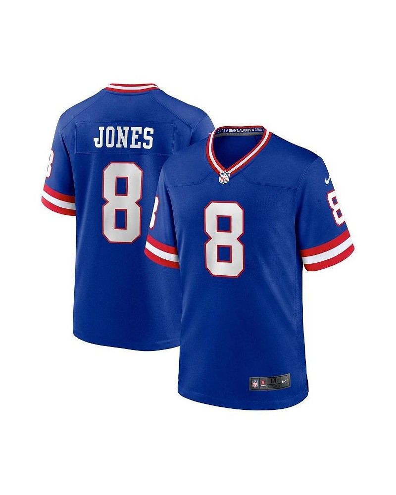 Men's Daniel Jones Royal New York Giants Classic Player Game Jersey $37.45 Jersey