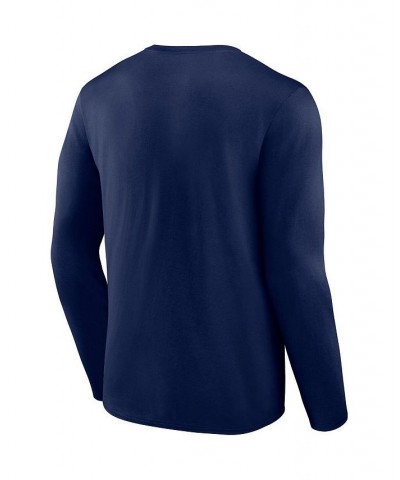 Men's Navy Penn State Nittany Lions Broad Jump 2-Hit Long Sleeve T-shirt $17.00 T-Shirts