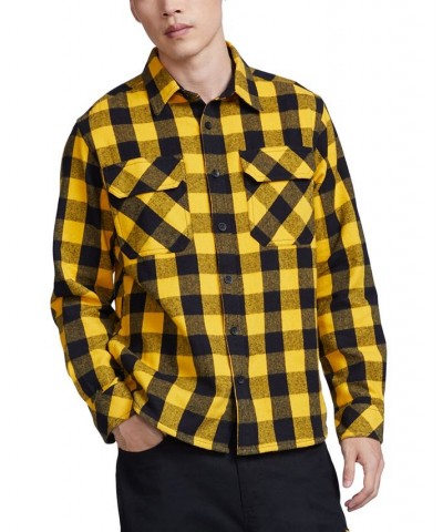 Men's Buffalo Check Heavyweight Overshirt PD02 $26.00 Shirts