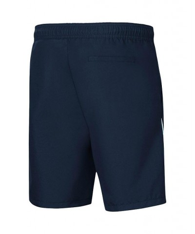 Men's Deep Sea Blue Seattle Kraken Sunrise Volley Swim Shorts $21.59 Swimsuits