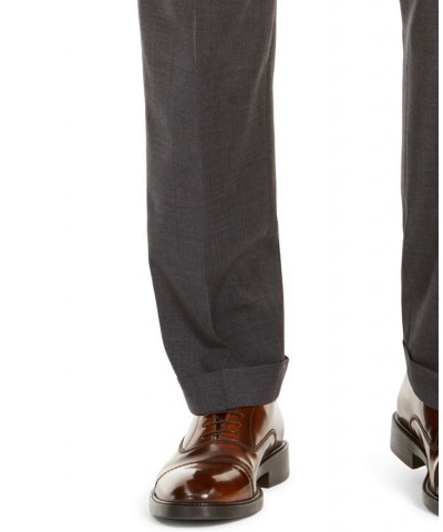 Men's Wool Blend Classic-Fit UltraFlex Stretch Double-Reverse Pleated Dress Pants PD02 $60.00 Pants