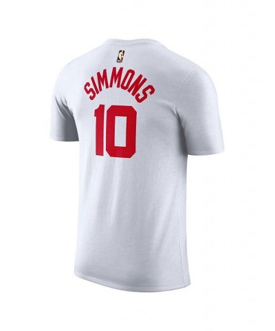 Men's Ben Simmons White Brooklyn Nets 2022/23 Classic Edition Name and Number T-shirt $26.99 T-Shirts