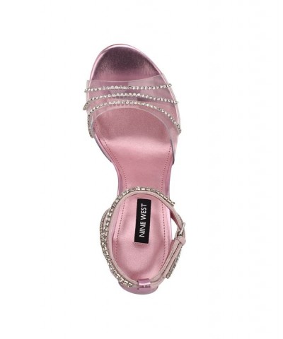 Women's Klass Heeled Sandals Pink $60.63 Shoes