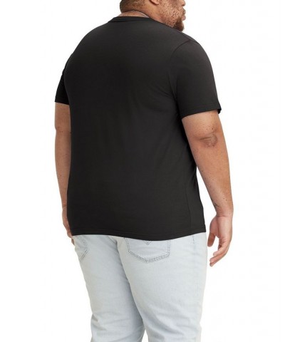 Men's Big and Tall Relaxed Fit Crewneck T-shirt Black $19.94 T-Shirts