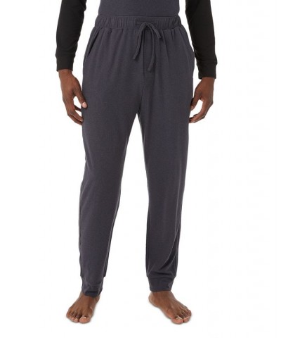 Men's Plush Heat Pajama Pants Black $12.90 Pajama