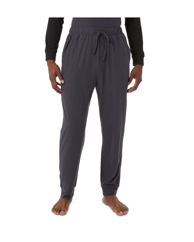 Men's Plush Heat Pajama Pants Black $12.90 Pajama