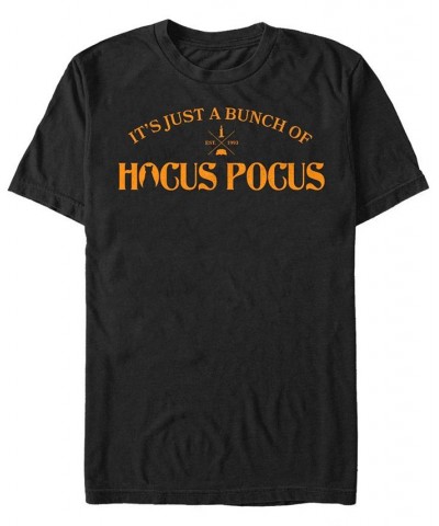 Men's Hocus Pocus Bunch of Pocus Short Sleeve T-shirt Black $19.59 T-Shirts