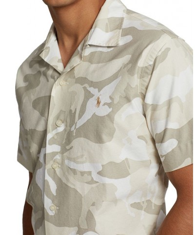 Men's Classic-Fit Camp Oxford Shirt Multi $33.56 Shirts