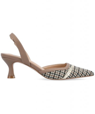 Women's Nellia Slingback Heels PD01 $41.00 Shoes