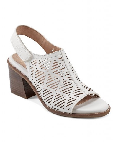 Women's Aurara Stacked Block Heel Dress Sandals PD03 $41.42 Shoes