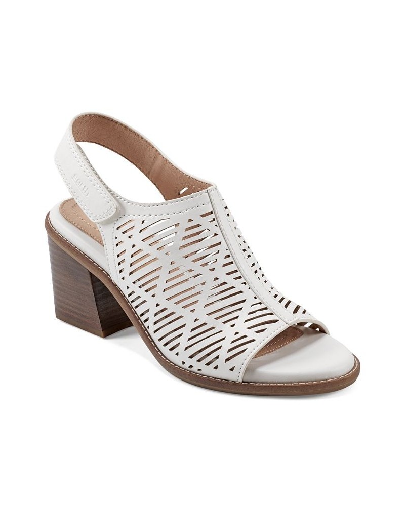 Women's Aurara Stacked Block Heel Dress Sandals PD03 $41.42 Shoes