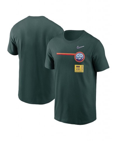 Men's Green Colorado Rockies 2022 City Connect Graphic T-shirt $19.35 T-Shirts