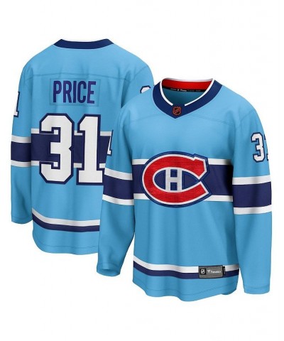 Men's Branded Carey Price Light Blue Montreal Canadiens Special Edition 2.0 Breakaway Player Jersey $90.65 Jersey