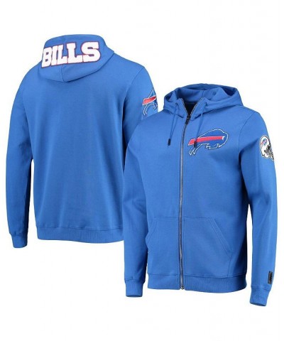 Men's Royal Buffalo Bills 4-Hit Full-Zip Hoodie $39.00 Sweatshirt