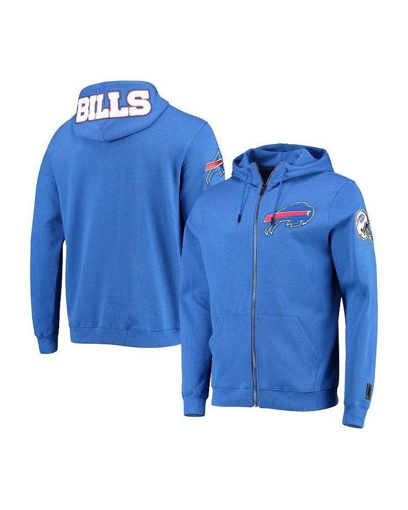 Men's Royal Buffalo Bills 4-Hit Full-Zip Hoodie $39.00 Sweatshirt