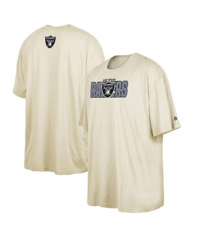 Men's Cream Las Vegas Raiders 2023 NFL Draft Big and Tall T-shirt $25.20 T-Shirts