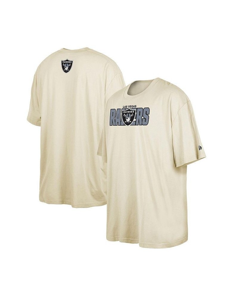 Men's Cream Las Vegas Raiders 2023 NFL Draft Big and Tall T-shirt $25.20 T-Shirts