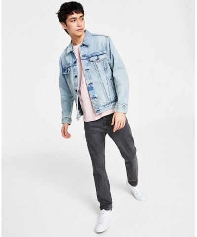 Men's Denim Trucker Jacket Writers Block Dx $45.89 Jackets