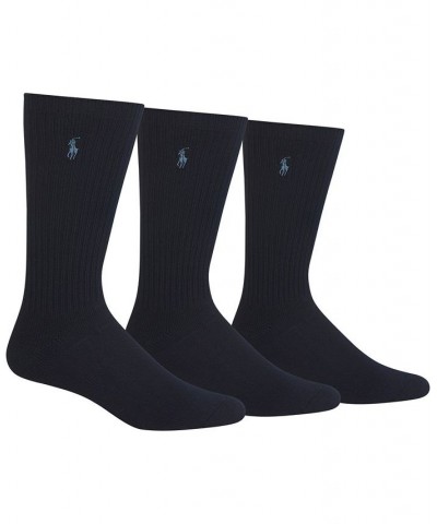 Men's 3-Pack Crew Socks Blue $20.40 Socks