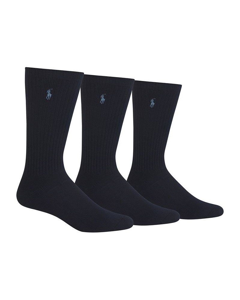 Men's 3-Pack Crew Socks Blue $20.40 Socks