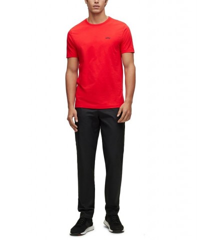 BOSS Men's Regular-Fit Logo Cotton T-shirt Red $32.64 T-Shirts