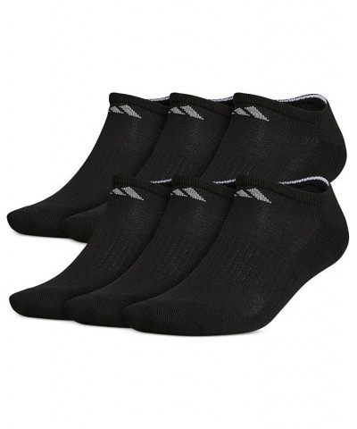 Men's No-Show Athletic Extended Size Socks, 6 Pack Black $12.75 Socks