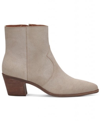 Women's Goddiy Western Booties Brown $27.27 Shoes